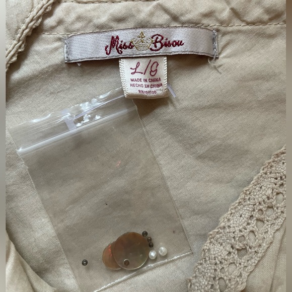 Vintage embellished babydoll tank - Picture 3 of 10